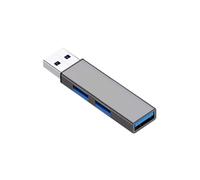 (C- USB A 3USB) HUB 3 en 1 USB 3.0 OTG de alta velocidad, 3 puertos USB C, adaptador divisor múltiple