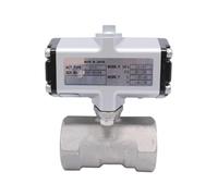 C-UTE 2 pulgadas DN32 DN40 DN50 Actuadores neumáticos de doble acción Válvulas de bola roscadas para(DN40)