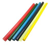 C - Varillas de acrílico - Barra redonda multicolor, 20-100 mm de diámetro, 500 mm de longitud, dureza de poliuretano 75A para manualidades, proyectos de bricolaje y decoración del hogar (verde, 30 x