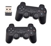 C-Zone 6 en 1 Blutooth Gamepad/Mando de Juego para PC/PS1/PS2/PS3/PC360/Android TV/TV Box/PC/Tablet-Blue