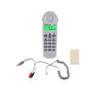 C019 Wired Telephone Phone Line Tester Lineman Butt Test Check Connector Cable Tool Grey White