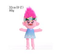 (C1 32CM) Muñeco de peluche de la película Trolls Poppy Branch Barb Guy Diamond Trolls World Tour DJ