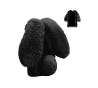 (C1) Case For Motorola Moto G22 Cute Fluffy Bunny Furry Rabbit Fur Plush Cover Ball Protective Cute Toy Girls Compatible With Motorola Moto G22 Case