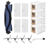 C10 - Kit de accesorios de repuesto para aspiradora robot eufy C10, 1 cepillo principal, 4 cepillos laterales, 4 filtros HEPA, 4 bolsas de polvo de repuesto, 1 herramienta de limpieza