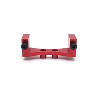 C14 C24 B14 B24 B16 B36 MN MN98 MN99S Soporte de soporte de soporte servo para piezas de actualización del eje delantero del automóvil RC compatibles con varios modelos RC de 1 a escala 10(Red)