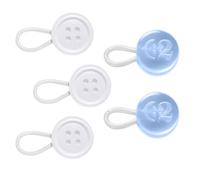 C2 Pack de 5 extensores para botones - Blanco y Azul - S/M/L - 16L