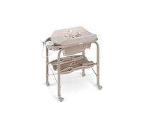 C209-261 Cam - Cambiador - Beige - Cambiador suave - de 0 a 6 meses de edad, con almacenamiento, fabricado en Italia, cambiador para bebé y guardería, plegable, portátil con 4 ruedas