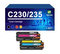 C230 Cartucho De Tóner Compatible para Xerox C230 C235, 3500 Páginas | 006R04391 006R04392 006R04393 006R04394 reemplazo de cartuchos de tóner para Xerox C230 C235,4 colors-1 Set