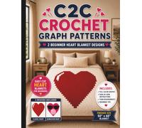 C2C Crochet Graph Patterns: 2 Beginner Heart Blanket Designs