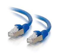 C2G 0,3 m (apantallado Entrelazado Cat. 6 A SSTP, Cable de Red de Red, Color Negro Azul BLU - BLU 10 m