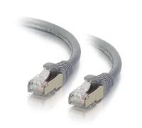 C2G 0,3 m (apantallado Entrelazado Cat. 6 A SSTP, Cable de Red de Red, Color Negro Gris Grigio - Grigio 20 m
