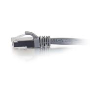 C2G 0,3 m (apantallado Entrelazado Cat. 6 A SSTP, Cable de Red de Red, Color Negro Gris Grigio - Grigio 7 m