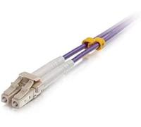 C2G 1m LC/LC OM4 LSZH Fibre Patch - Púrpura - Cable de conexión - LC multimodo (