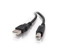 C2G 2,0 m USB2.0 USB tipo A tipo B impresora extensión Cable negro