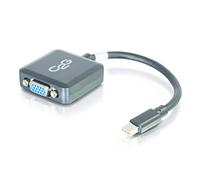 C2G 20cm Mini DisplayPort M/VGA F 0,2 m VGA (D-Sub) Negro - Adaptadores de cable de vídeo (0,2 m, Mini DisplayPort, VGA (D-Sub), Negro, Macho/Hembra)