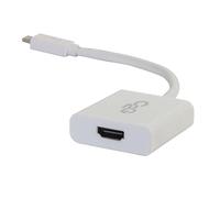 C2G 29748 adaptador de cable USB-C USB-C/ RJ-45 Blanco - Adaptador para cable (USB-C, USB-C/ RJ-45, Male connector / Female connector, Blanco)