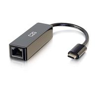 C2G 29826 adaptador de cable USB-C RJ-45 Negro - Adaptador para cable (USB-C, RJ-45, Male connector / Female connector, Negro)