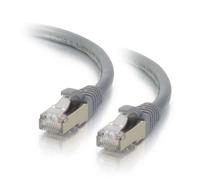 C2G 2ft. Cat6a RJ-45 - Cable de Red (0,6 m, Cat6a, S/FTP (S-STP), RJ-45, RJ-45, Gris)