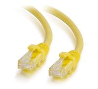 C2G 35ft Cat6 550MHz Snagless Patch Cable Yellow 10.5m Amarillo - Cable de Red (10,5 m, Amarillo)