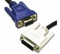 C2G 3m DVI-A M / HD15 M Cable - adaptadores de Cable de vídeo (DVI-A, VGA (D-Sub), Macho/Macho, Negro)