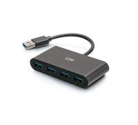 C2G 4-Port USB-A 3.0 Hub, SuperSpeed 5Gb Data Hub for Dell, Su (Nintendo Switch)