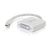 C2G 54319 Mini DisplayPort a DVI-D Adaptador Activo, Color Blanco