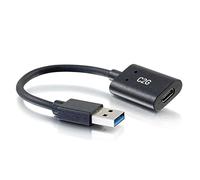 C2G 6in USB-C Hembra a USB-A Macho SuperSpeed USB 5Gbps Adaptador convertidor