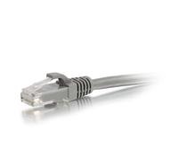C2G 7ft. Cat6a RJ-45 - Cable de Red (2,13 m, Cat6a, U/UTP (UTP), RJ-45, RJ-45, Gris)