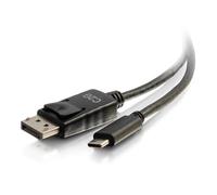 C2G - Cable adaptador USB C a DisplayPort (1,8 m, 1,8 m), color negro - 4K Audio & Video Adapter adecuado para Mac, Windows, Dell, Google, Lenovo y más