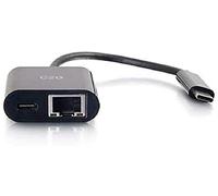 C2G 82408 hub de interfaz USB 3.0 (3.1 Gen 1) Type-C Negro - Concentrador (USB 3.0 (3.1 Gen 1) Type-C, RJ-45,USB 3.0 (3.1 Gen 1) Type-C, Negro, PVC, CE, RoHS, Gigabit Ethernet)