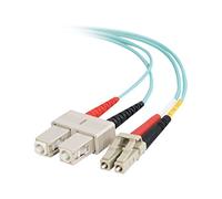C2G 85532 cable de fibra optica 2 m OFNR LC SC Turquesa - Cable de fibra óptica (2 m, OFNR, LC, SC, Male connector/Male connector, Turquesa)