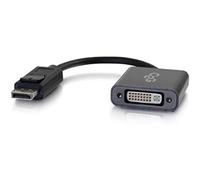 C2G Adaptador DisplayPort macho a DVI-D de doble enlace hembra 4K activo, negro, compatible con Apple Cinema DisplayPort, Microsoft, Dell, HP, Intel, ASUS, Alienware, Lenovo y más