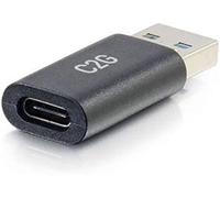 C2g adaptador usb c hembra a usb a macho superspeed usb de 5 gbps, com