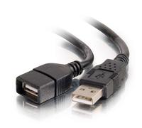 C2g alargador usb 2.0 a macho a a hembra, 2 m (6,6 ft), negro