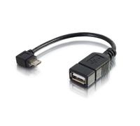 C2g cable adaptador de 0,15 m de dispositivo móvil usb micro-b a disp