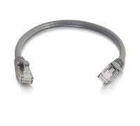 C2G Cable de conexión de Red de 10 m Cat6 sin blindaje y con Funda (UTP), Color Gris - Cable de Red (Color Gris, 10m, Cat6, U/UTP (UTP), 391g)