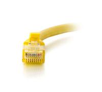 C2G Cable de conexión de Red de 5 m Cat6 sin blindaje y con Funda (UTP), Color Amarillo
