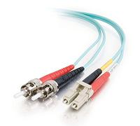 C2G Cable de Fibra óptica, 3 m, para Base-SR y 10GBase-LRM LC/ST 10Gb LSZH Duplex Multimode 50/125