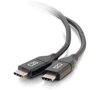 C2G Cable de transferencia de datos y entrega de energía USB-C a USB-C 5A de 0,9 m adecuado para su uso con Galaxy S9/8+, MacBook Pro, iPad Pro, Google Pixel, Chromebook, Nexus, Huawei, Nintendo