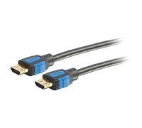 C2G Cable HDMI, 4K, Cable HDMI de Alta Velocidad, 60Hz, 15 pies (4,57 Metros), Negro, Cables para Go 29680