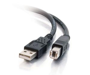 C2g - cable usb (negro, usb a, usb b, macho/macho, negro)