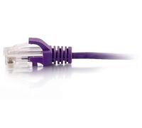 C2G /Cables to Go 01182 Cable de conexión de Red Ethernet Delgado Cat6 sin blindaje (UTP), Color Morado (5 pies)