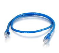 C2G /Cables to Go 10312 Cat6 Snagless UTP Cable de conexión de Red sin blindaje, Azul (0,30 m)