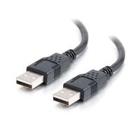 C2G /Cables to Go 28106 - Cable USB 2.0 A macho a macho A (2 m), color negro