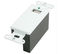 C2G /Cables to Go 29342 USB 1.1 sobre CAt5 Superbooster Extender Kit de Placa de Pared
