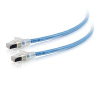 C2G/Cables to Go Cable 100 m CAT6 A blindado Cable Certificado HDBaseT, Plenum CMP-Rated, Azul
