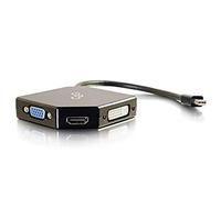 C2G /Cables to Go Cables to Go Mini DisplayPort a HDMI, VGA o DVI, Negro (54341)