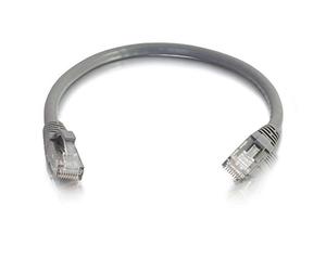 C2G Cat5E 350MHz Snagless Patch Cable Grey 0.5m - Cable de Red (0,5m, Cat5e, U/UTP (UTP), 29g) Gris