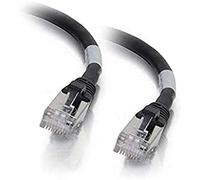 C2G Cat6a STP 1.5m - Cable Ethernet, Negro