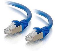 C2G Cat6a STP 2m - Cable de Red (2m, RJ-45, RJ-45, Cat6a) Azul